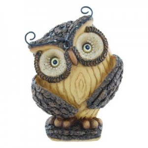 Owl Figurines | Woodsy Whimsical Owl, 4.5-inch