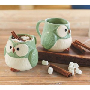 Ceramic Owl Mugs