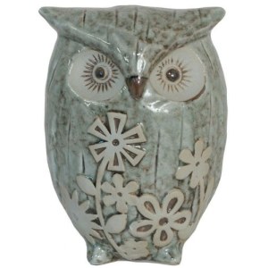 Charming Ceramic Owl Figurine