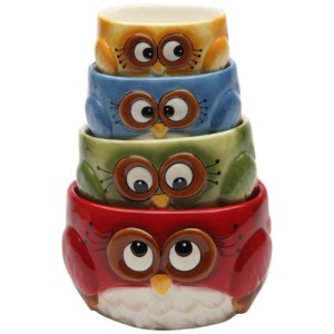 4-Piece Owl Measuring Cup Set
