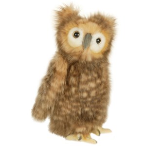 Hansa Owl Plush 10 Inch Brown Owl