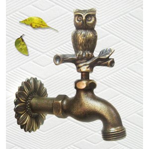 Solid Brass Owl Faucet