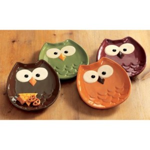 Tag Owl Shaped Appetizer Plate