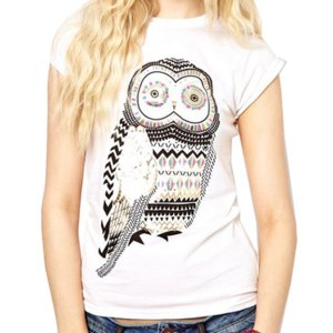 Zehui Owl Shirt Short Sleeve Tee