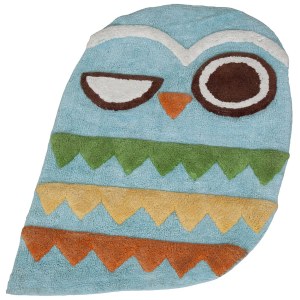 Give A Hoot Owl Bathroom Rug