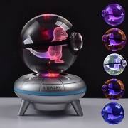 3D Crystal Ball LED Night Light Base Changes Color Toy Night Light Child Christmas Present