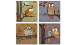 Awesome Owl Picture Set, by Paul Brent