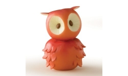 Home Grown Red Apple Owl Figurine