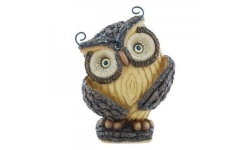 Woodsy Whimsical Owl Figurine Statue, 4.5-inch
