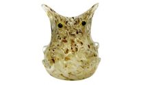 Pennsylvania Glass Co. Hand-Blown Glass Owl Vase