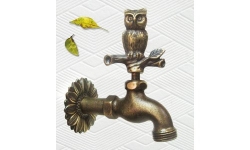 Lovely Solid Brass Owl Faucet