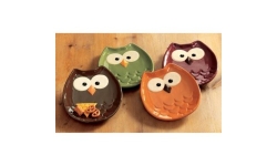 Tag Owl Shaped Appetizer Plate