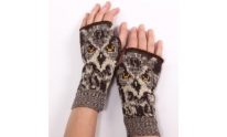 Womens Owl Gloves Handwarmers