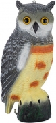 Bird Blinder Scarecrow Fake Owl Decoy – Pest Repellent Garden Protector – (Large) (Spotted)