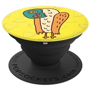 Cute Owl Head Tilt With Lemons Hoot Gift Idea – PopSockets Grip and Stand for Phones and Tablets