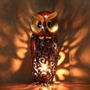 Deco Flair Owl Figurine Light Luminary Owl Lamp