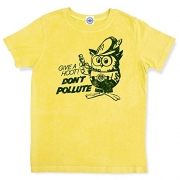 Hank Player U.S.A.. Official Woodsy Owl Men’s T-Shirt (S, Vintage Yellow)