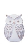 Hosley 6″ High, Decorative Tabletop Resin White Owl, Small. Ideal Gift for Wedding, Home, Party Favor, Spa, Reiki, Meditation, Bathroom Settings. O9