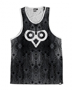 INTO THE AM Owl See You There Men’s Casual Tank Top Shirt (Medium)