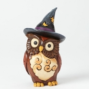 Jim Shore Heartwood Creek Halloween Owl Witch