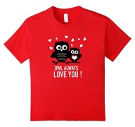 Kids Cute Valentines Day T Shirts for Boys and Girls 8 Red