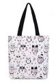 Nawoshow Fashion Women Cartoon Satchel Shoulder Bag Handbags Shopping Tote Bags (Owl)