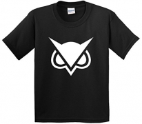 New Way 747 – Youth T-Shirt Vanoss Gaming VG Owl Logo Large Black