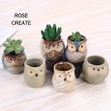 Owl Succulent Planter Pots – 6 Piece Lot
