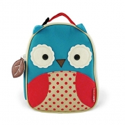 Skip Hop Zoo Kids Insulated Lunch Box, Otis Owl, 9″x3.25″x7.5″, Blue