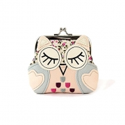 Sleeping Owl Kisslock Coin Purse