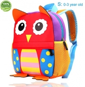 Toddler Backpack Kids Preschool Bags Cute Owl Animal Cartoon Design Kindergarten Bag for Boys and Girls by Agsdon