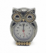 YMANX Black&Gold Owl alarm clock (Black&Gold)