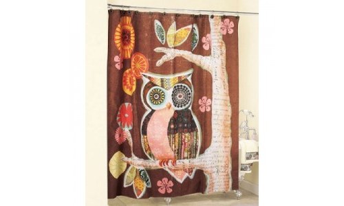 Owl Friend Shower Curtain Owl Decor