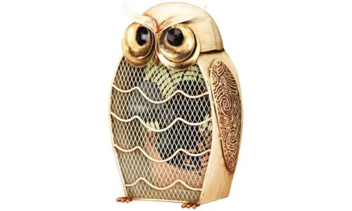 Owl Figurine Fan Home Decor