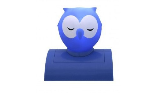 Blue Night Owl Night Light