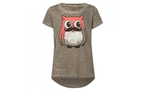 Owl Mustache Girls Tee Full Tilt