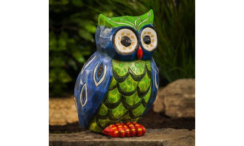 Folksy Friends Popular Buho Owl Garden Statue