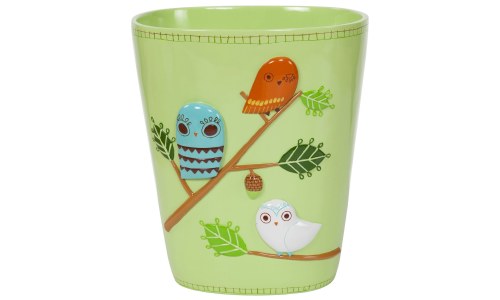 Give A Hoot Ceramic Owl Waste Basket