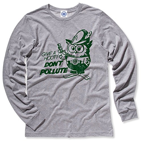 Hank Player U.S.A. Official Woodsy Owl Men's Long Sleeve T-Shirt (XXL ...