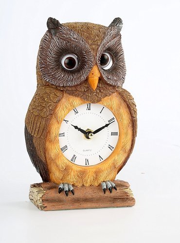 Owl Clock with Moving Eyes