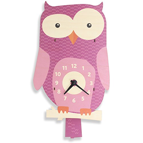 Owl Wall Pendulum Clock