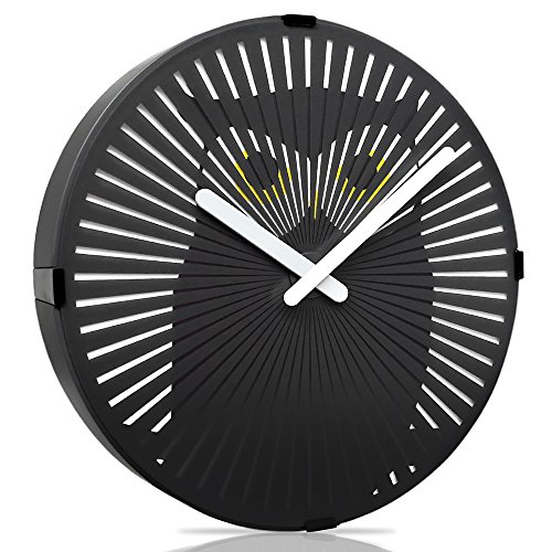 Betus [Non-ticking 12 Inches Animated Wall Clock – Modern Silent Decorative Wall Clock for office, Bedroom and Living Room – Battery Operated – Winking Owl