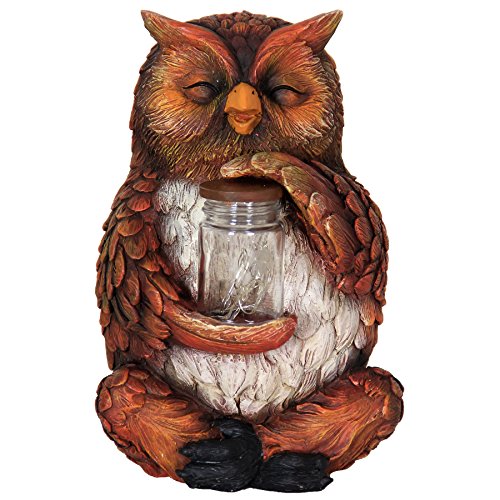 resin owl statue