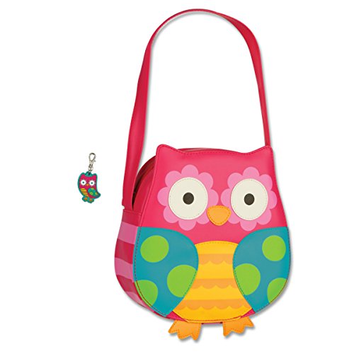 Stephen Joseph Little Girls Owl Purse and Zipper Pull Charm – Gifts for Girls